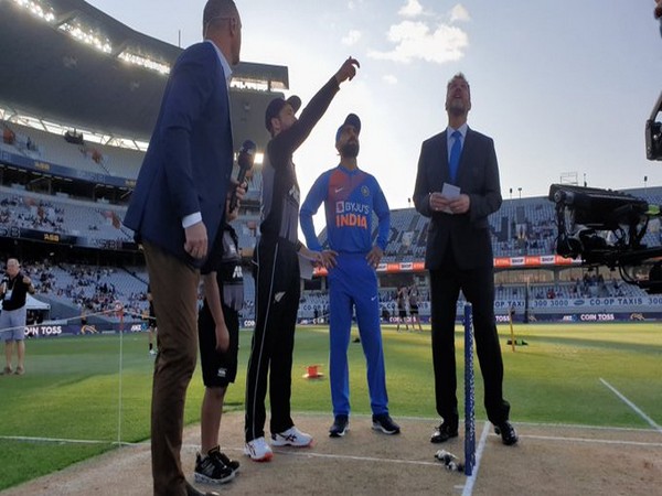 Both the captains in the middle for the toss. (Photo/BCCI Twitter)