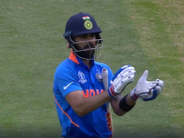 India skipper Virat Kohli during World Cup match against Australia (Photo/ ICC Twitter)