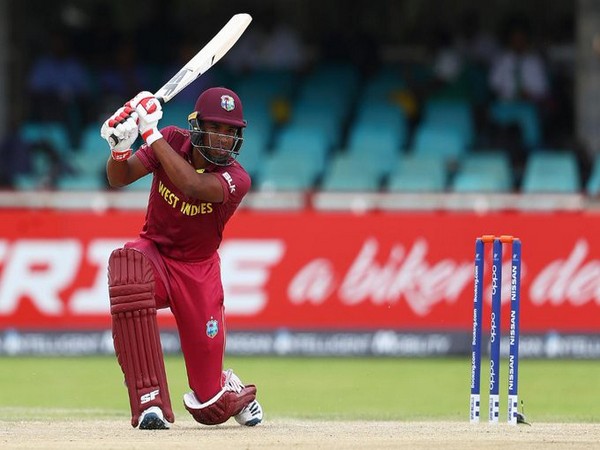 Nyeem Young scored highest runs for West Indies. (Photo/ Cricket World Cup Twitter)