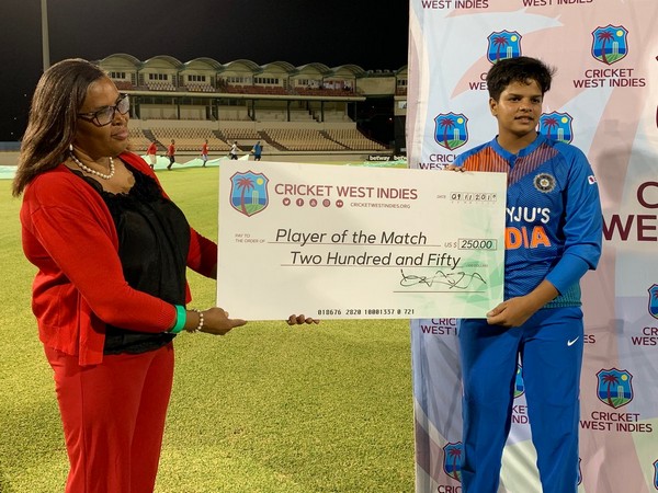 India's women's cricketer Shafali Verma (Photo/ BCCI Twitter)