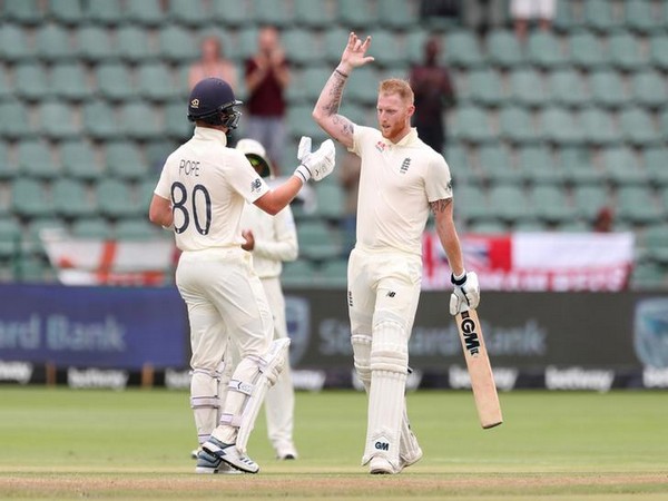 Ollie Pope and Ben Stokes 