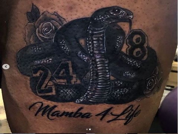 LeBron James' latest tattoo 'Mamba 4 Life' (Photo/ LeBron James Instagram)