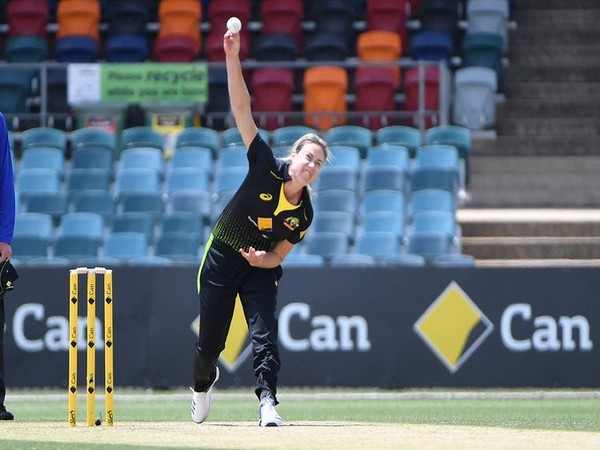 Australia's all-rounder Ellyse Perry in action against India (Photo/ cricket.com.au Twitter)