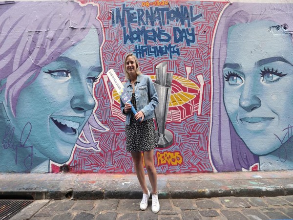 Ellyse Perry unveils mural in Melbourne ahead of Women's T20 World Cup (Photo/ T20 World Cup Twitter)