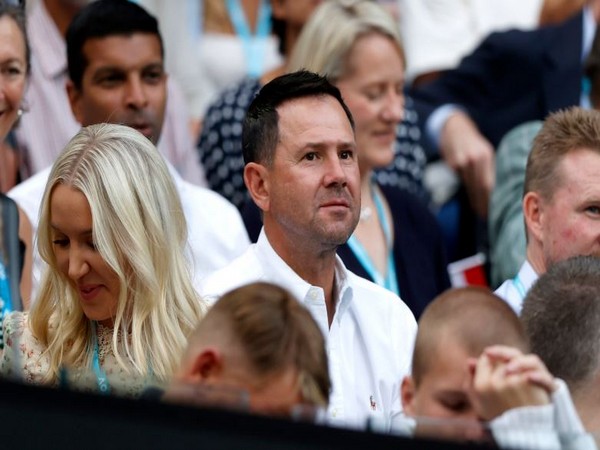 Former Australian cricketer Ricky Ponting (Photo/ Australian Open Twitter) 