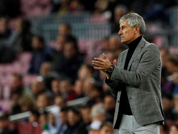 Barcelona manager Quique Setien (File photo)