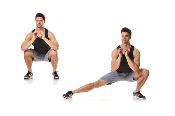 Side lunges