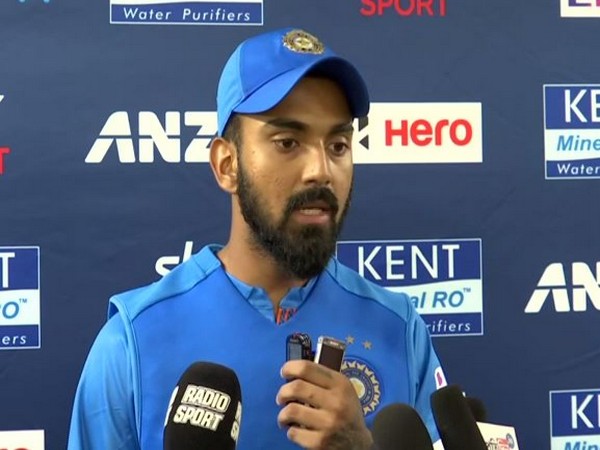 India's KL Rahul in the post-match press conference. 