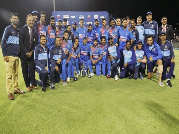 India defeated New Zealand by seven runs in the fifth T20I. (Photo/ Virat Kohli Twitter) 