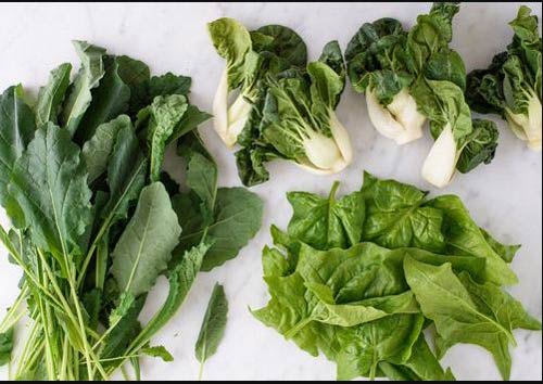 Leafy green vegetables