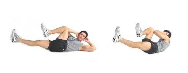 Knee to discount elbow sit ups