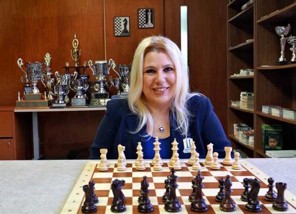 Judit Polgár, No. 1 rated female chess player in the world from 1989 until  her retirement in 2014 and the only woman to be ranked in the top 10 of all  chess