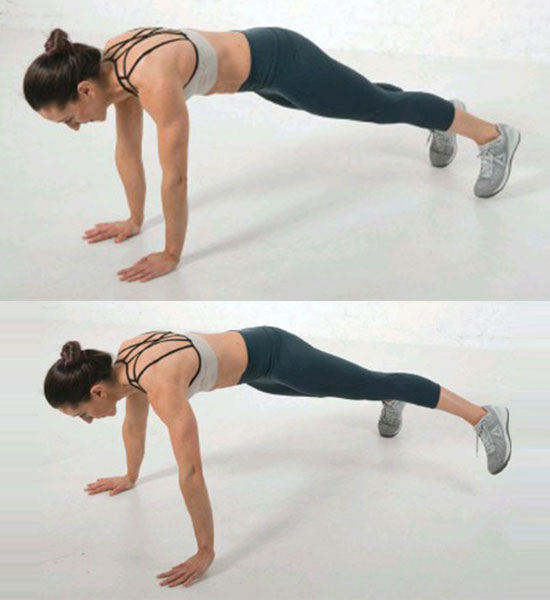 Lateral Plank Walk