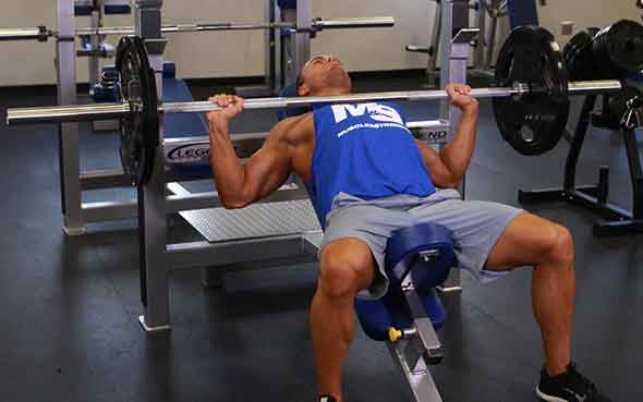 Incline bench press