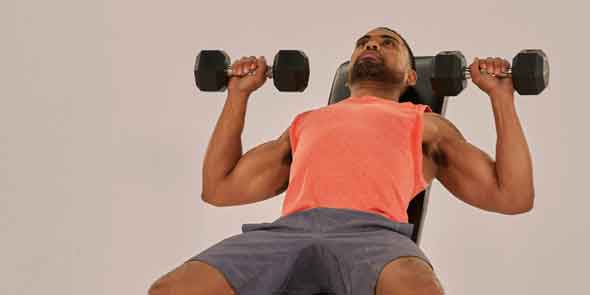 Incline dumbbell press