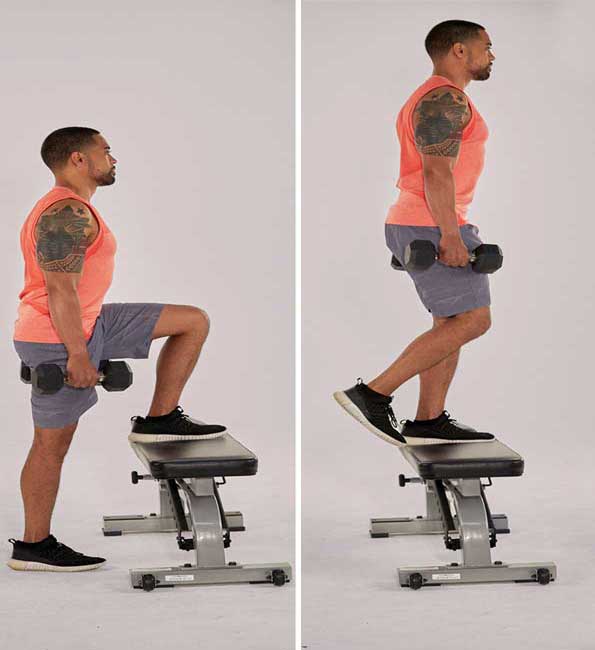 Dumbbell Step-Up