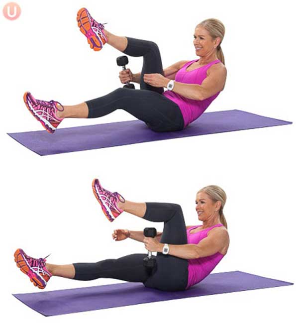 Dumbbell Leg Loops