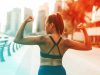 Women Fitness and shoulder exercise
