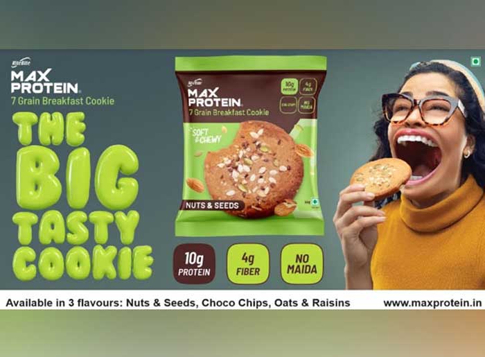 Max Protein Forays into Cookies Segment with Soft Protein Cookies