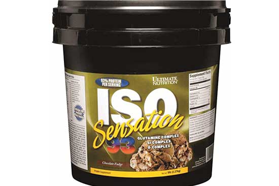 Ultimate Nutrition ISO Sensation 93 Whey Protein Powder