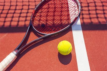 Warm-up exercises before tennis