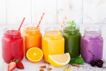 Vegetable or fruit smoothies