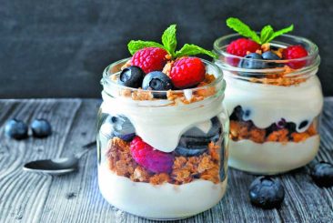 Probiotic-rich yogurt