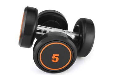 Klikfit Rubber Fixed Set of 5 KG Dumbbells