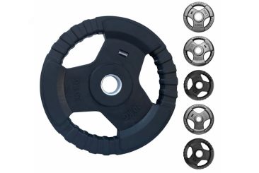 LEEWAY Professional Olympic Rubber Weight Plates