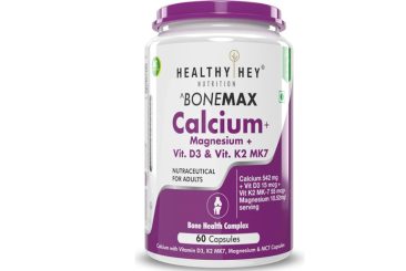 HealthyHey Nutrition Vegan Calcium with Magnesium Capsules