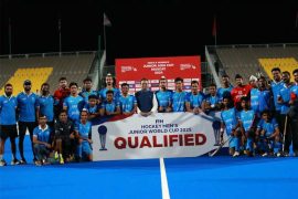 Uruguay were defeated 3-2 by the Indian Junior Women's Hockey Team in the Four Nations Tournament