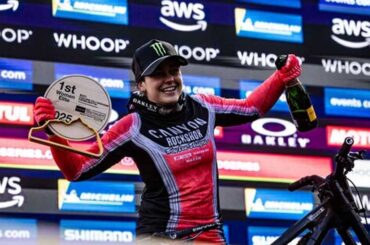 Marine Cabirou of Monster Energy Hurries to Win at Mont-Sainte-Anne