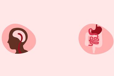 gut-brain signalling causes anxiety and bloating