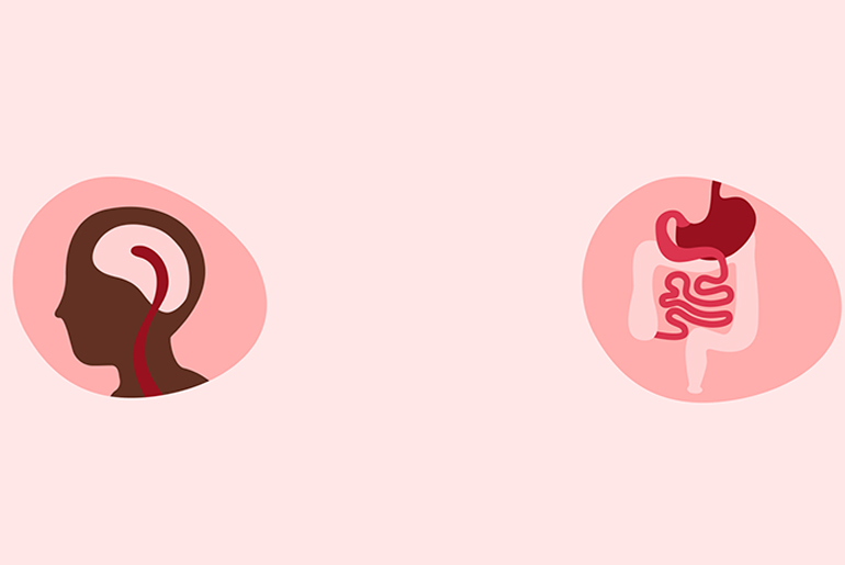 gut-brain signalling causes anxiety and bloating