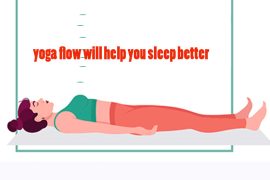 This easy 5-minute yoga flow will help you sleep better tonight